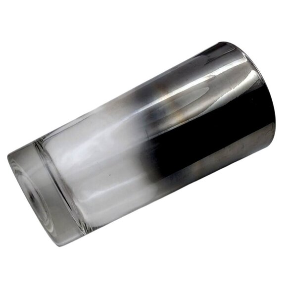 Vintage MCM Silver Mercury Fade Highball Tom Collins Tumblers Ombre Set Of 6 - Picture 6 of 6